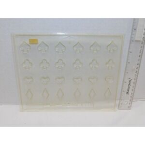 ILA Candy Mold Springfield OH Card Suits Ace Spade Diamond Heart